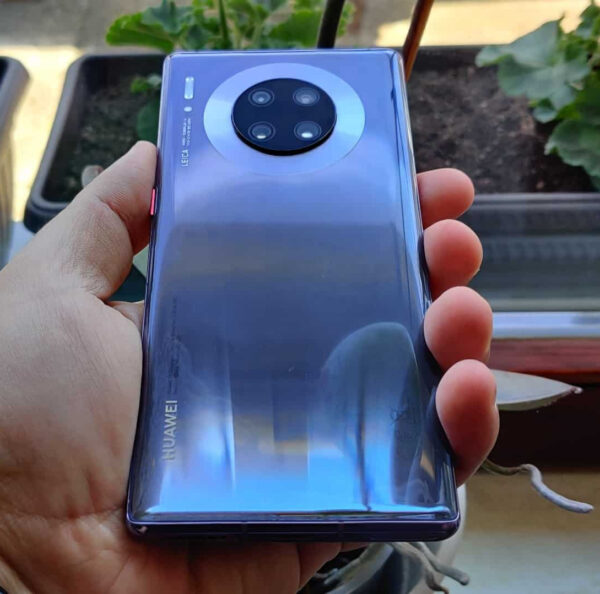 Cover Per Huawei Mate 30E Pro 5G: Custodia Trasparente Silicone TPU Morbida Con Stampa Fiori E Uccelli
